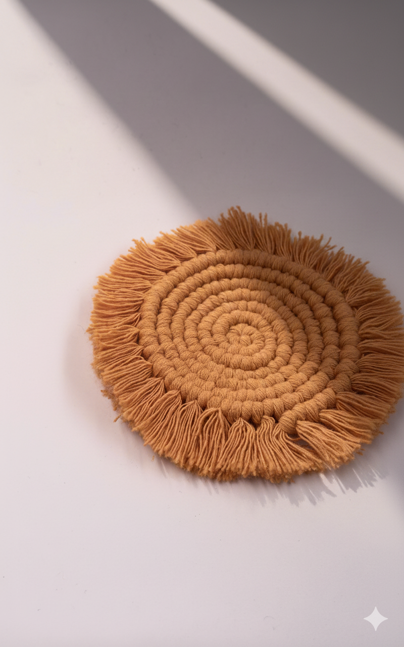 Orange Cabana Coaster